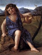 BELLINI, Giovanni Young Bacchus ffh Norge oil painting reproduction